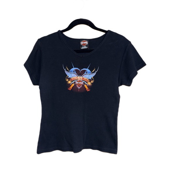 Harley-Davidson Tops - Harley Davidson Masters of the Machine Palm Beach Graphic T-Shirt Black Large